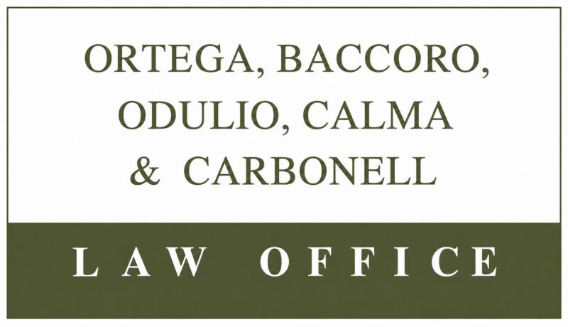 ORTEGA BACORRO ODULIO CALMA CARBONELL